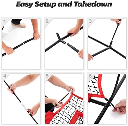 ZELUS 7 x 7ft Football Trainer Throwing Net | Trai... - Image 10