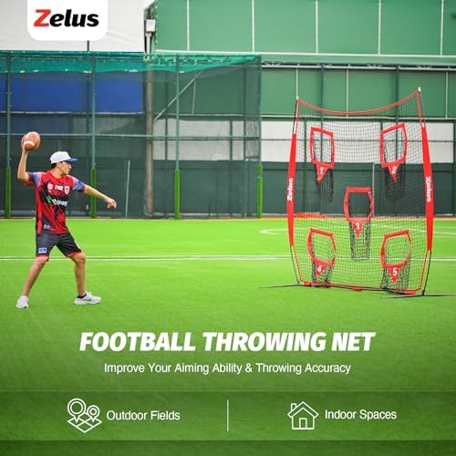 ZELUS Football Throwing Net, Quarterback Training ... - Image 3