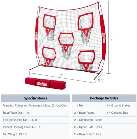 ZELUS Football Throwing Net, Quarterback Training ... - Image 8