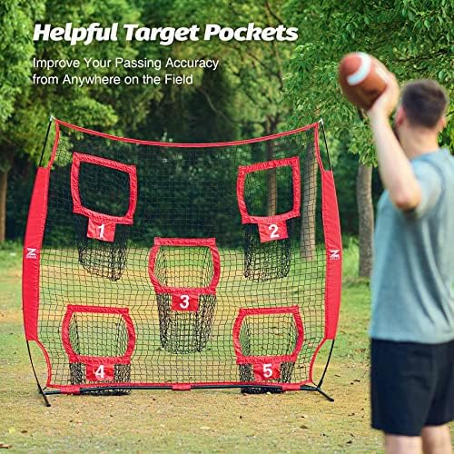 ZELUS 7 x 7ft Football Trainer Throwing Net | Trai... - Image 3